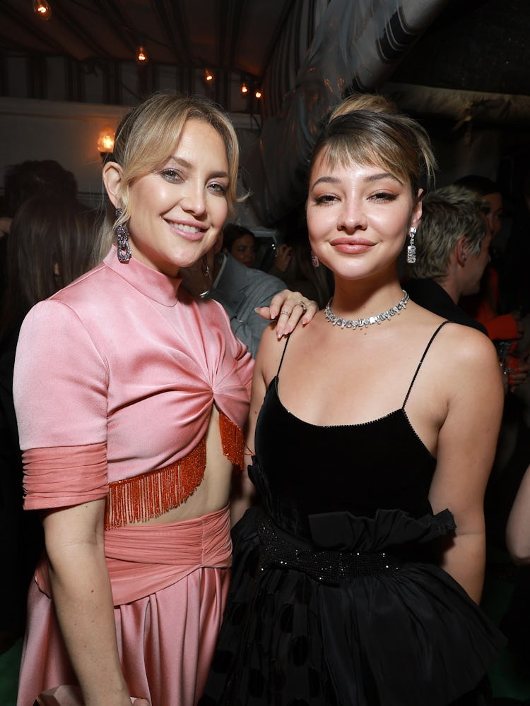 Kate Hudson and Madelyn Cline attend W Magazine's Annual Best Performances Party