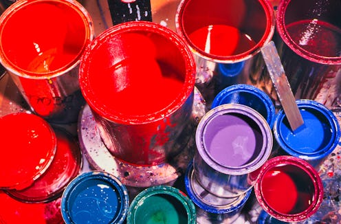 Colorful Paint Cans (Photo by Ed Lallo/Getty Images)