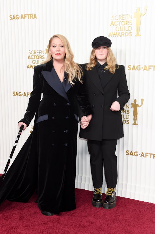 Christina Applegate and Sadie Grace LeNoble at the 29th Annual Screen Actors Guild Awards held at th...