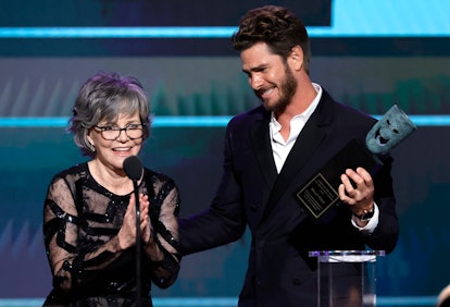 Andrew Garfield presented Sally Field with an award at the 2023 SAG Awards.