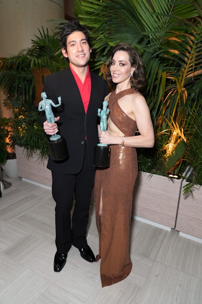 White Lotus' Stars on SAG Awards Red Carpet: Photos – SheKnows