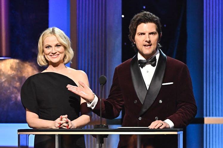 Amy Poehler and Adam Scott had a 'Parks & Recreation' reunion at the 2023 SAG Awards.