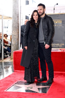 Courteney Cox and boyfriend Johnny McDaid attend the Hollywood Walk of Fame Star Ceremony.