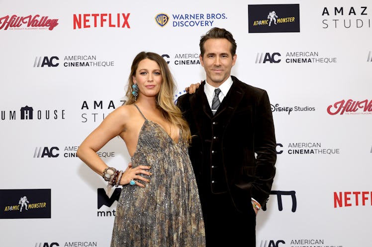  Blake Lively and Honoree Ryan Reynolds attend the 36th Annual American Cinematheque Awards 