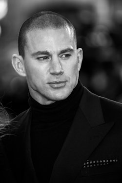 Hot celebrity dad Channing Tatum attends "The Lost City" UK screening on March 31, 2022 in London, E...