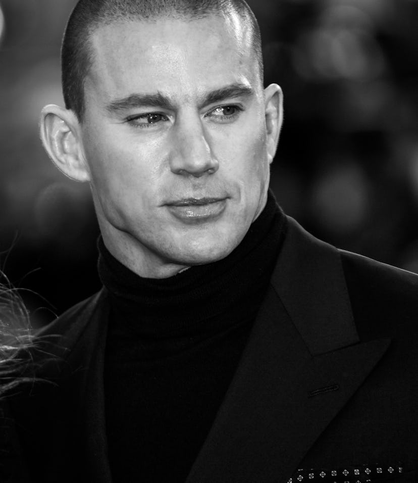 Hot celebrity dad Channing Tatum attends "The Lost City" UK screening on March 31, 2022 in London, E...