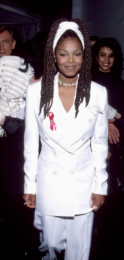 Janet Jackson braids at 35th annual grammy awards in 1993