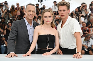 Tom Hanks, Olivia DeJonge and Austin Butler.