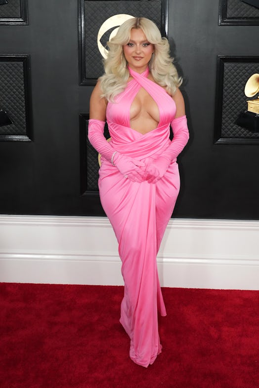 Bebe Rexha attends the 65th GRAMMY Awards 
