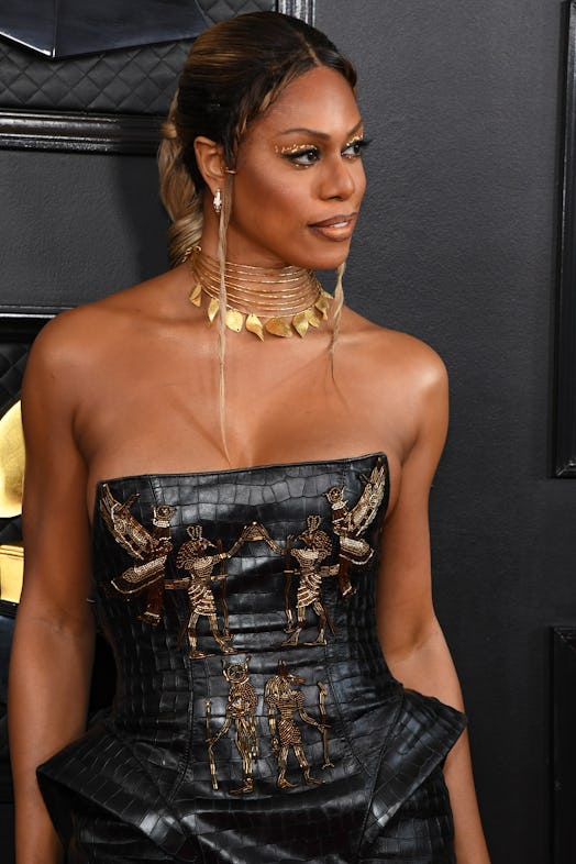 Laverne Cox at 65th GRAMMY Awards on February 05, 2023 in Los Angeles, California. (Photo by Jon Kop...