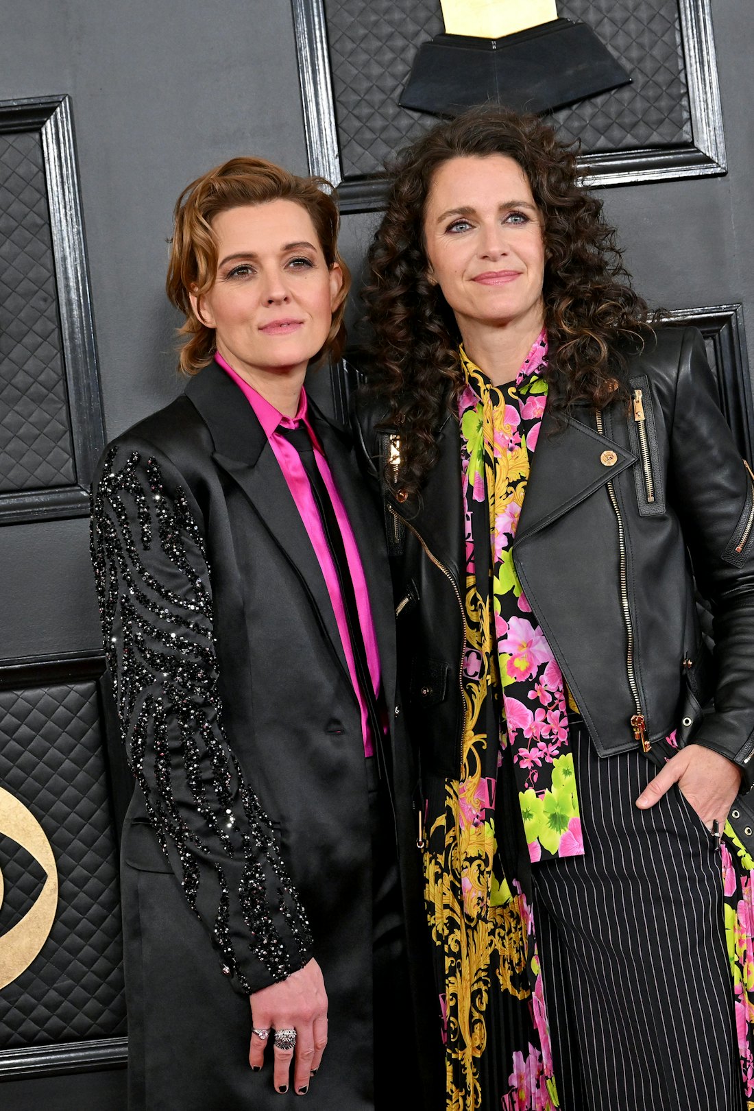 Brandi Carlile and Catherine Carlile attend the 65th GRAMMY Awards.