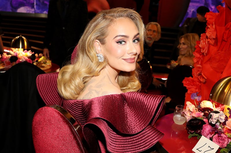 LOS ANGELES, CALIFORNIA - FEBRUARY 05: Adele attends the 65th GRAMMY Awards at Crypto.com Arena on F...