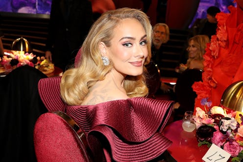 LOS ANGELES, CALIFORNIA - FEBRUARY 05: Adele attends the 65th GRAMMY Awards at Crypto.com Arena on F...