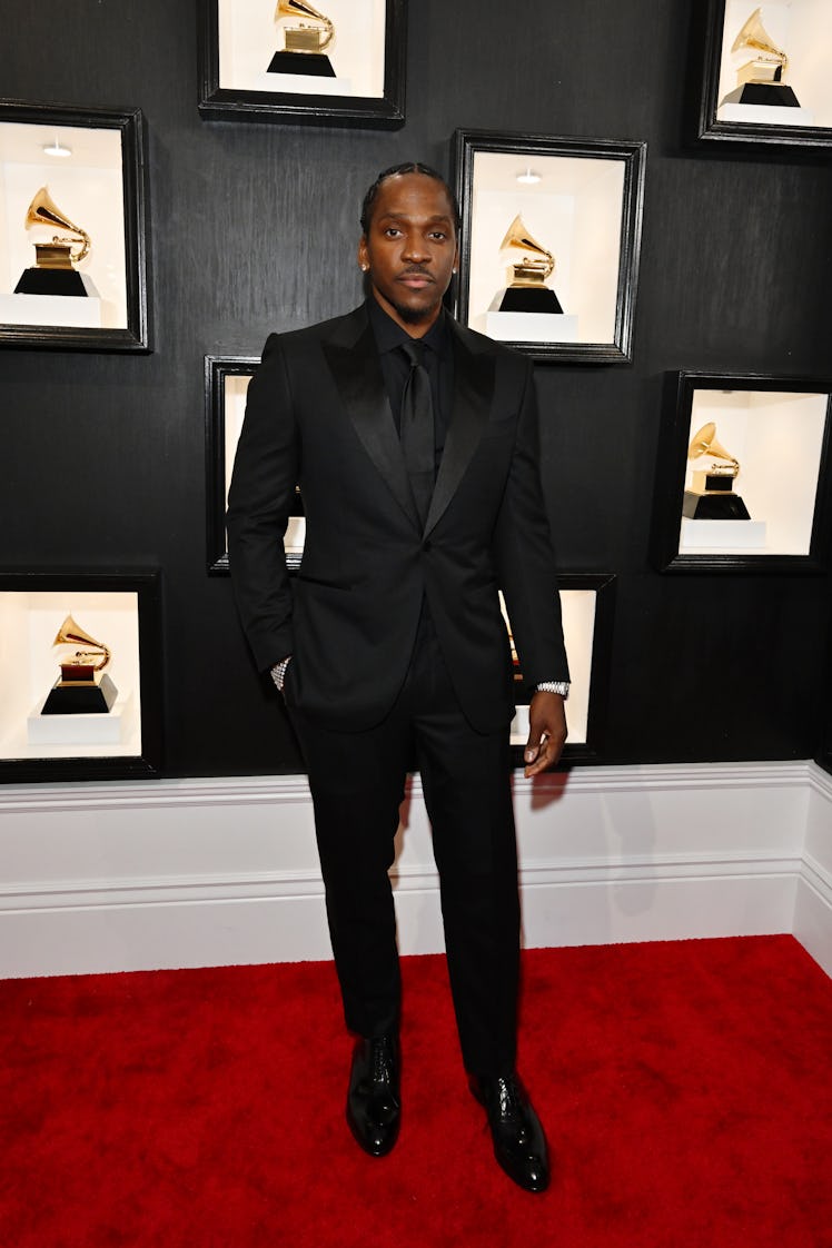 Pusha T attends the 65th GRAMMY Awards 