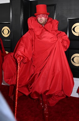 Sam Smith arrives for the 65th Annual Grammy Awards 