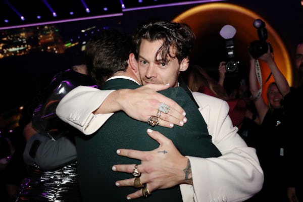 Harry Styles Brought Nipples & Sequins To The Grammys 2023 Red Carpet