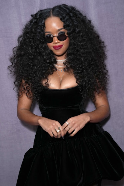 H.E.R. at the 65th GRAMMY Awards on February 05, 2023 in Los Angeles, California. (Photo by Kevin Ma...