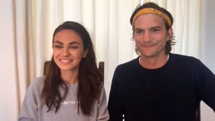 Mila Kunis and Ashton Kutcher on May 4, 2020.