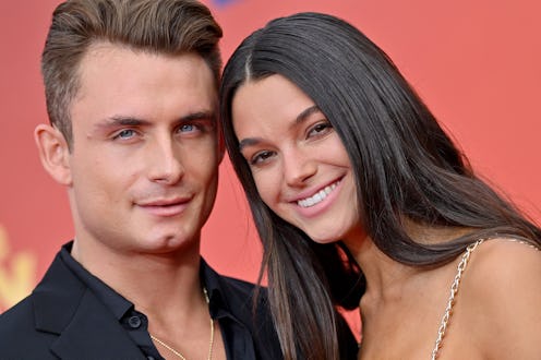 SANTA MONICA, CALIFORNIA - JUNE 02: James Kennedy and Ally Lewber attend the 2022 MTV Movie & TV Awa...