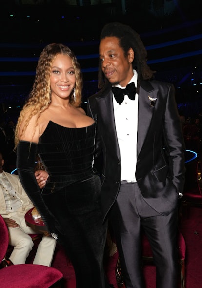 Beyoncé and Jay-Z attend the 65th GRAMMY Awards