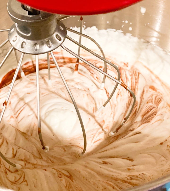 making a sweet organic whipped topping