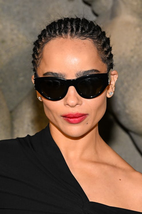 Zoe Kravitz at Saint Laurent Womenswear Fall Winter 2023-2024