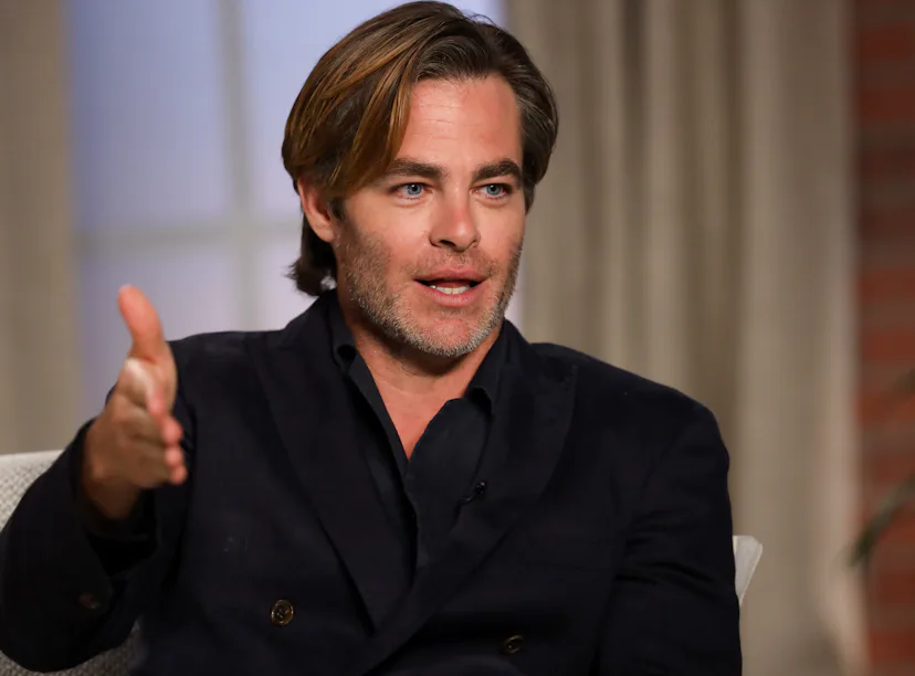 Chris Pine confirmed Harry Styles did not spit on him at the Venice Film Festival premieres of 'Don'...