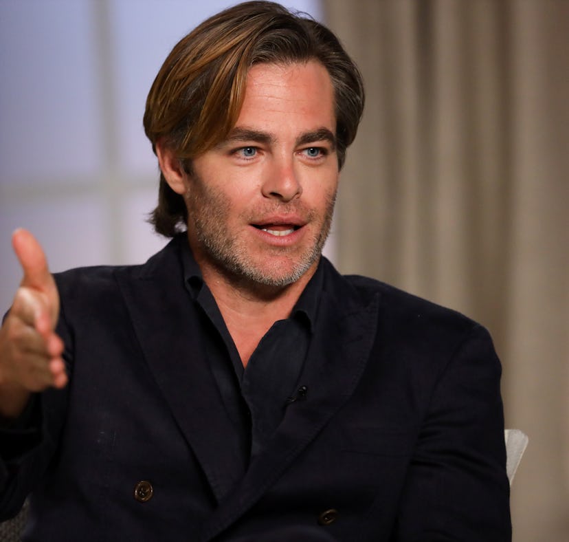 Chris Pine confirmed Harry Styles did not spit on him at the Venice Film Festival premieres of 'Don'...