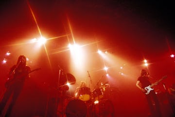 1973 file photo of Pink Floyd. Los Angeles, CA. in Various, (Photo by Jeffrey Mayer/WireImage)