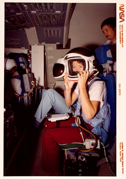 American astronaut and physicist Sally Ride (1951 – 2012)