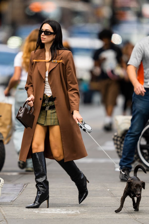 Dua Lipa was spotted with a Luar Ana bag.