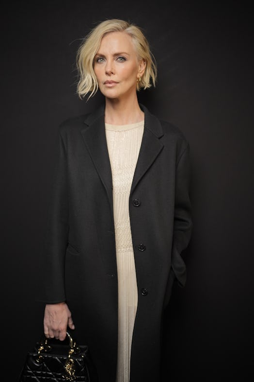 Charlize Theron at Christian Dior Fall 2023 Ready To Wear Runway Show