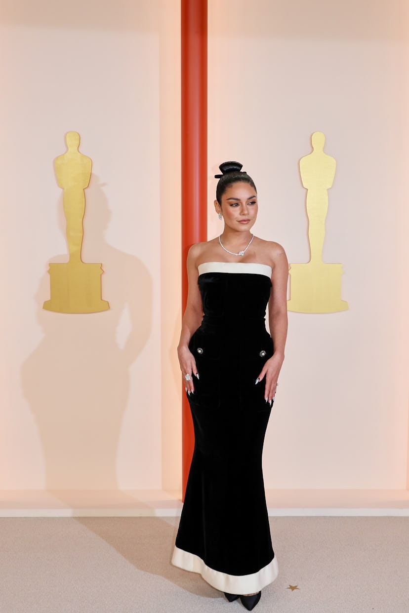 Vanessa Hudgens attends the 95th Academy Awards at the Dolby Theatre on March 12, 2023 in Hollywood,...