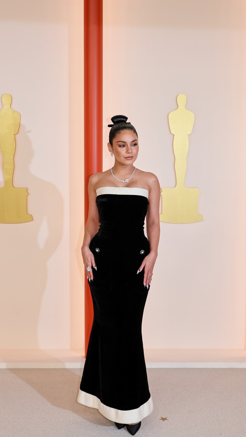 Vanessa Hudgens attends the 95th Academy Awards at the Dolby Theatre on March 12, 2023 in Hollywood,...