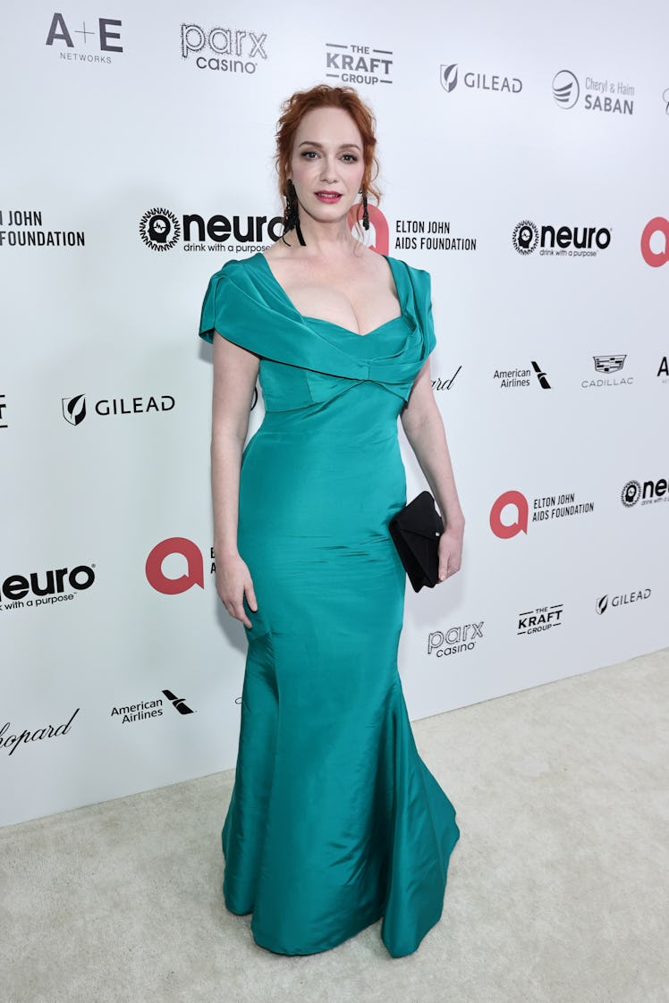 Christina Hendricks attends the Elton John AIDS Foundation's 31st Annual Academy Awards 