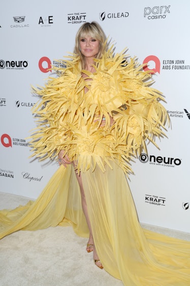 Heidi Klum attends Elton John AIDS Foundation's 31st annual academy awards viewing party 
