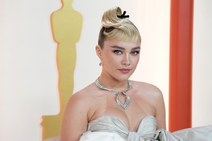 Florence Pugh's beauty look at the 2023 Oscars.