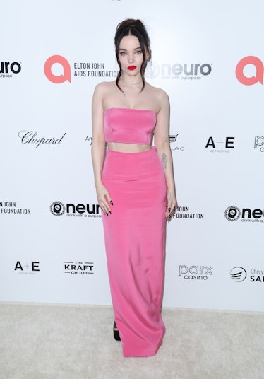 Dove Cameron attends Elton John AIDS Foundation's 31st annual academy awards viewing party 