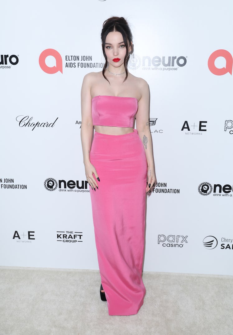 Dove Cameron attends Elton John AIDS Foundation's 31st annual academy awards viewing party 