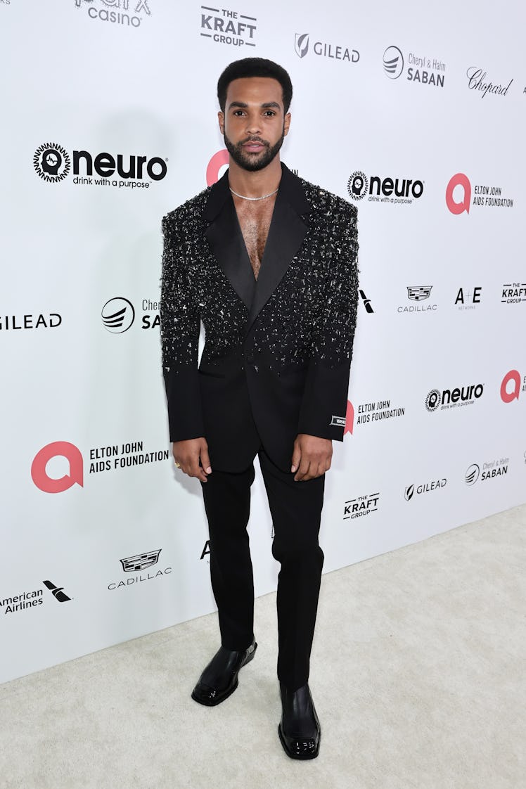  Lucien Laviscount attends the Elton John AIDS Foundation's 31st Annual Academy Awards 