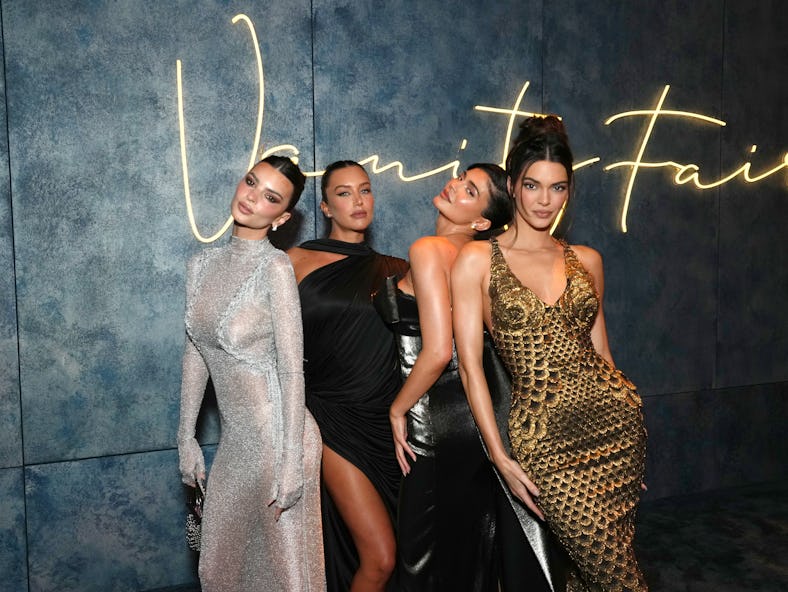 Celebrities embraced sheer, skin-bearing looks at the 2023 Vanity Fair Oscars after-party.