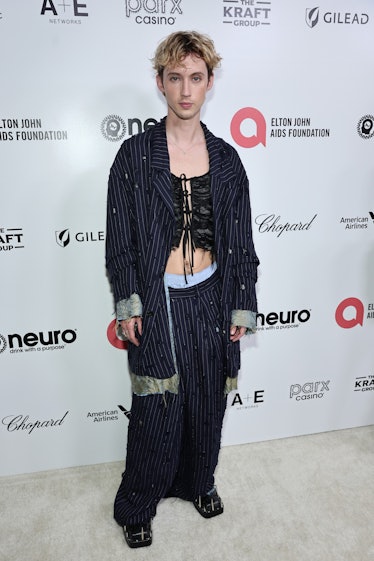 Troye Sivan attends the Elton John AIDS Foundation's 31st Annual Academy Awards Viewing Party