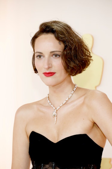 HOLLYWOOD, CALIFORNIA - MARCH 12: Phoebe Waller-Bridge attends the 95th Annual Academy Awards on Mar...