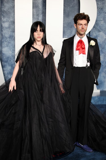 Billie Eilish and Jesse Rutherford attend the 2023 Vanity Fair Oscar Party