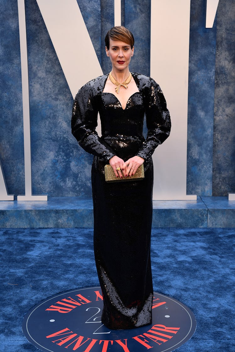Sarah Paulson attends the 2023 Vanity Fair Oscar Party 