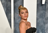 BEVERLY HILLS, CALIFORNIA - MARCH 12: Florence Pugh attends the 2023 Vanity Fair Oscar Party Hosted ...