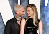 BEVERLY HILLS, CALIFORNIA - MARCH 12: Adam Levine and Behati Prinsloo attend the 2023 Vanity Fair Os...