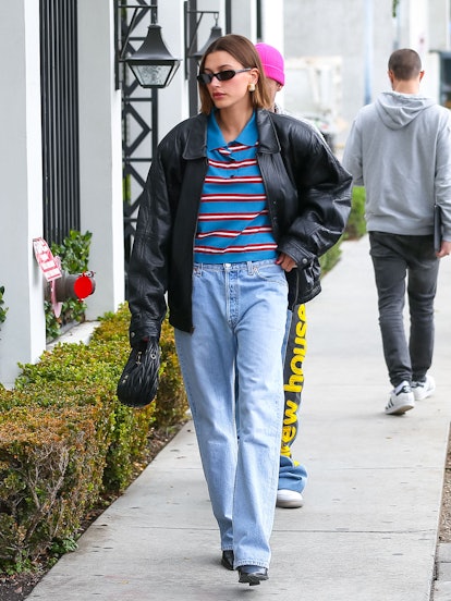Hailey Bieber's Levi's Jeans Are Her New Model Off-Duty Staple