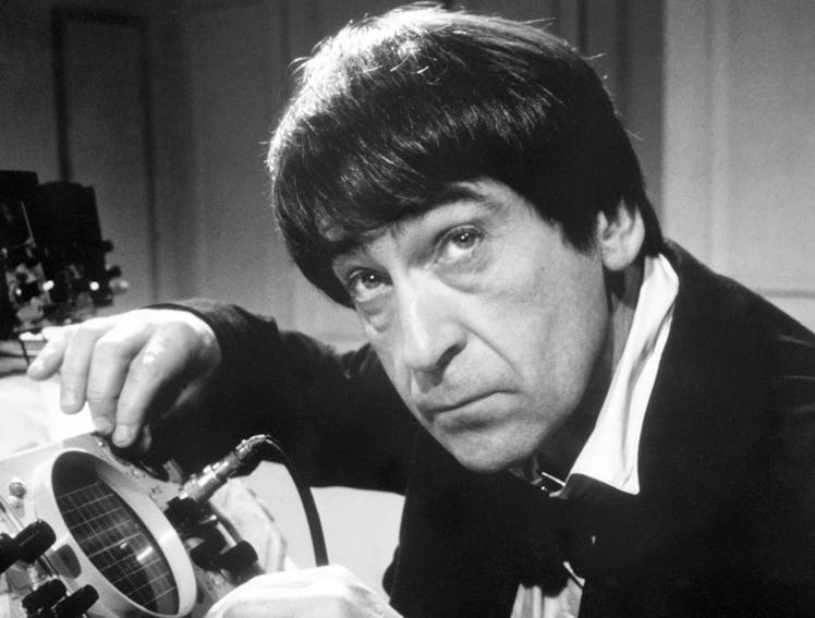 Actor Patrick Troughton, who played the second incarnation of the Doctor in the long-running sci-fi ...