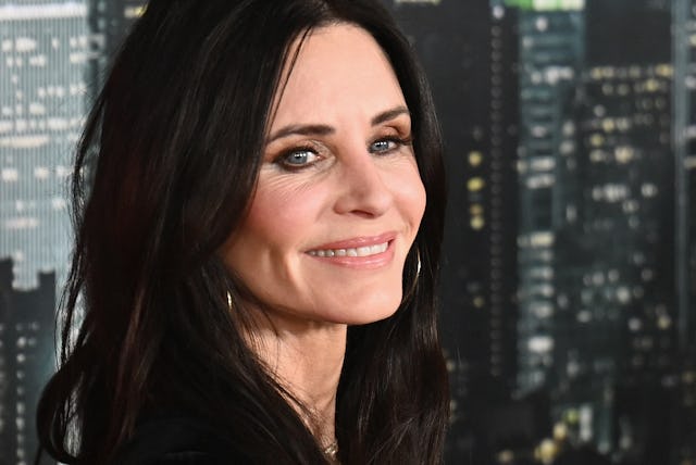 Actor Courteney Cox arrives for the world premiere of "Scream VI" at AMC Lincoln Square in New York ...
